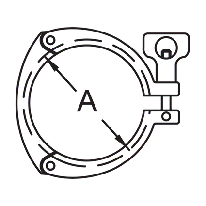 13MHM3P - Three Segment Tri-Clamp