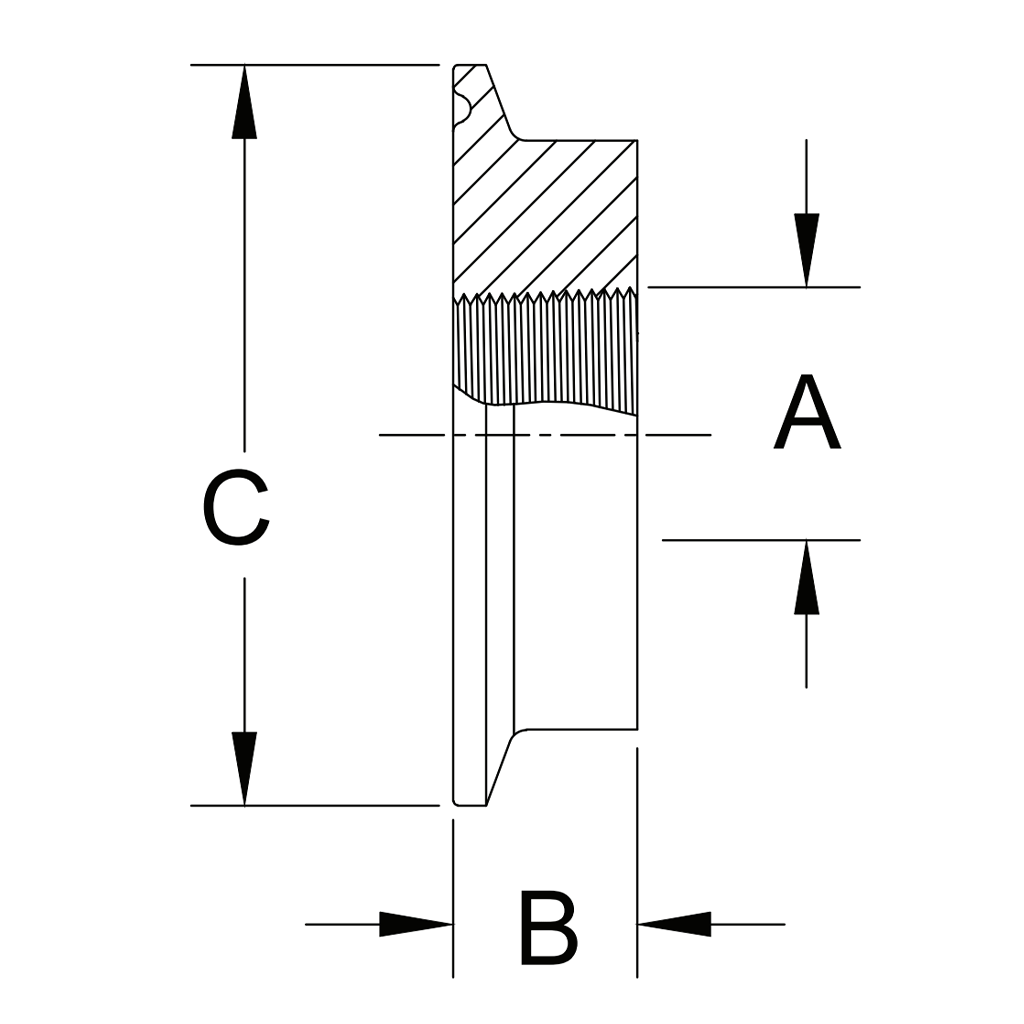 23BMP -  Tri-Clamp Thermometer Cap