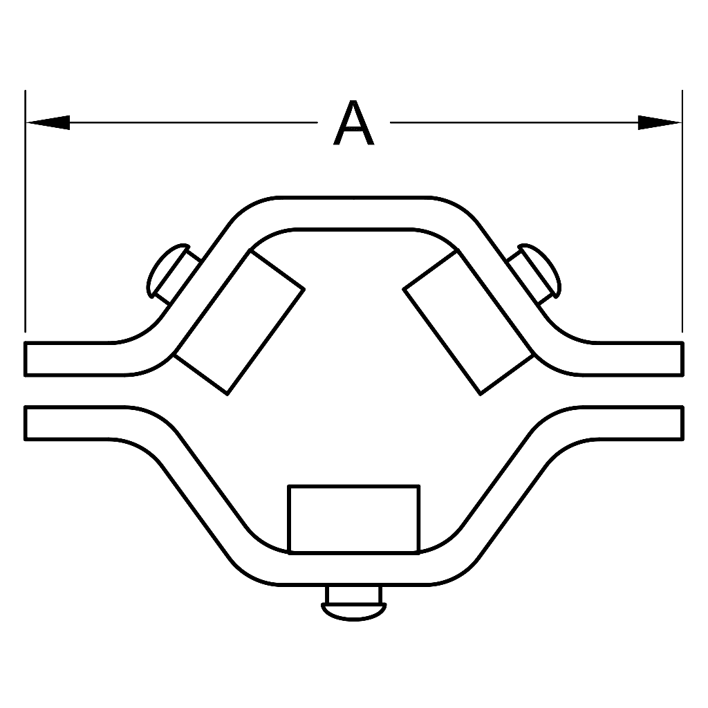 RGHT - Hex Tube Hanger with Grommets