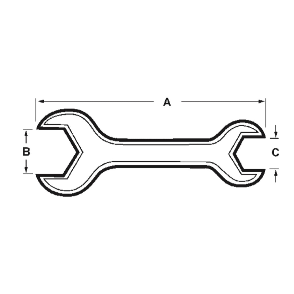 25HA - Double Ended Dairy Wrench