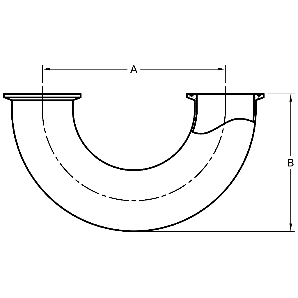 2UMP - Tri-Clamp 180° U-Bend