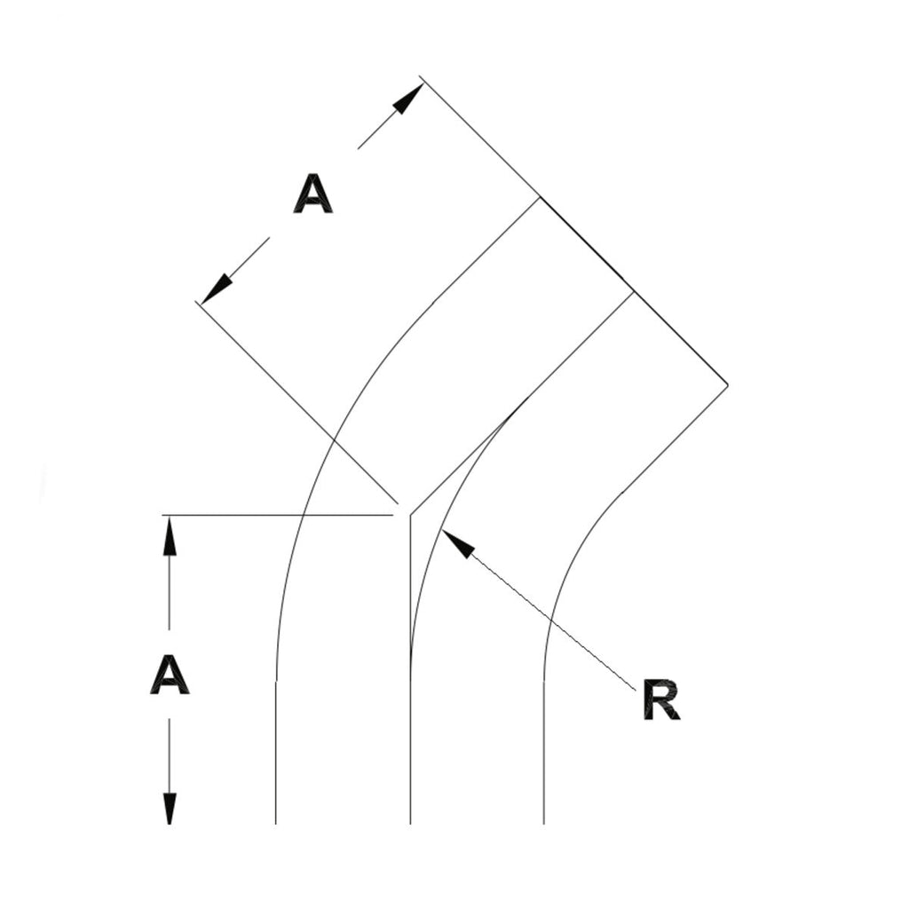 L2KS - Butt-Weld Long 45° Elbow - Polished