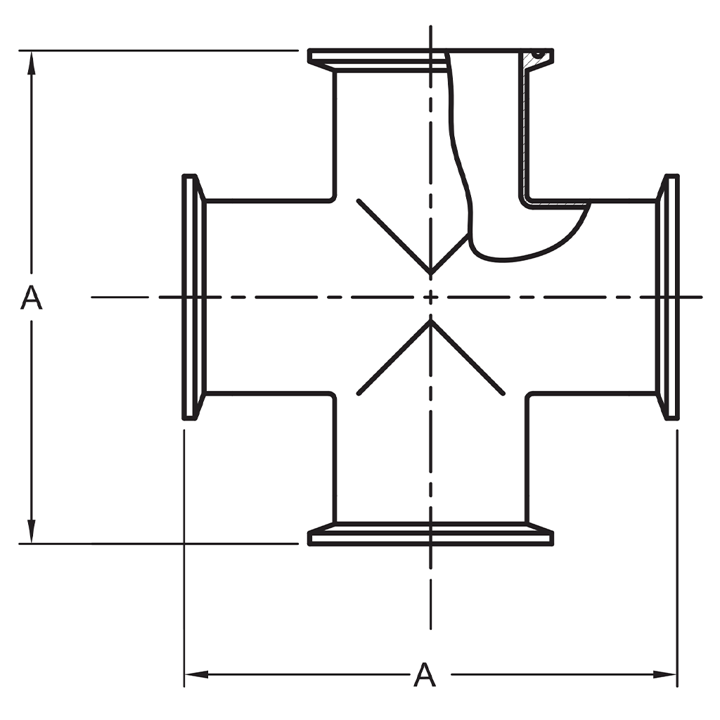 9MP - Tri-Clamp Cross