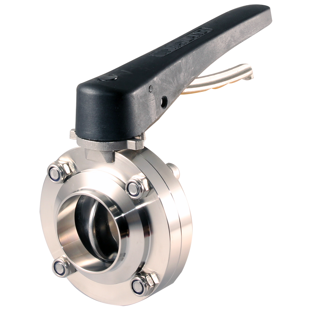 Butt-Weld Butterfly Valve - Plastic Trigger Handle