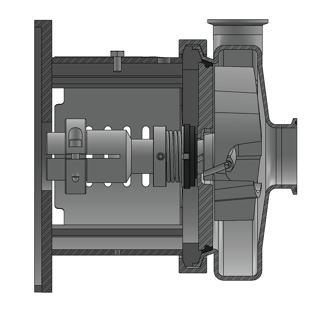 C114MD Pump With Stainless Steel Washdown Motor (1/2 - 3 HP)