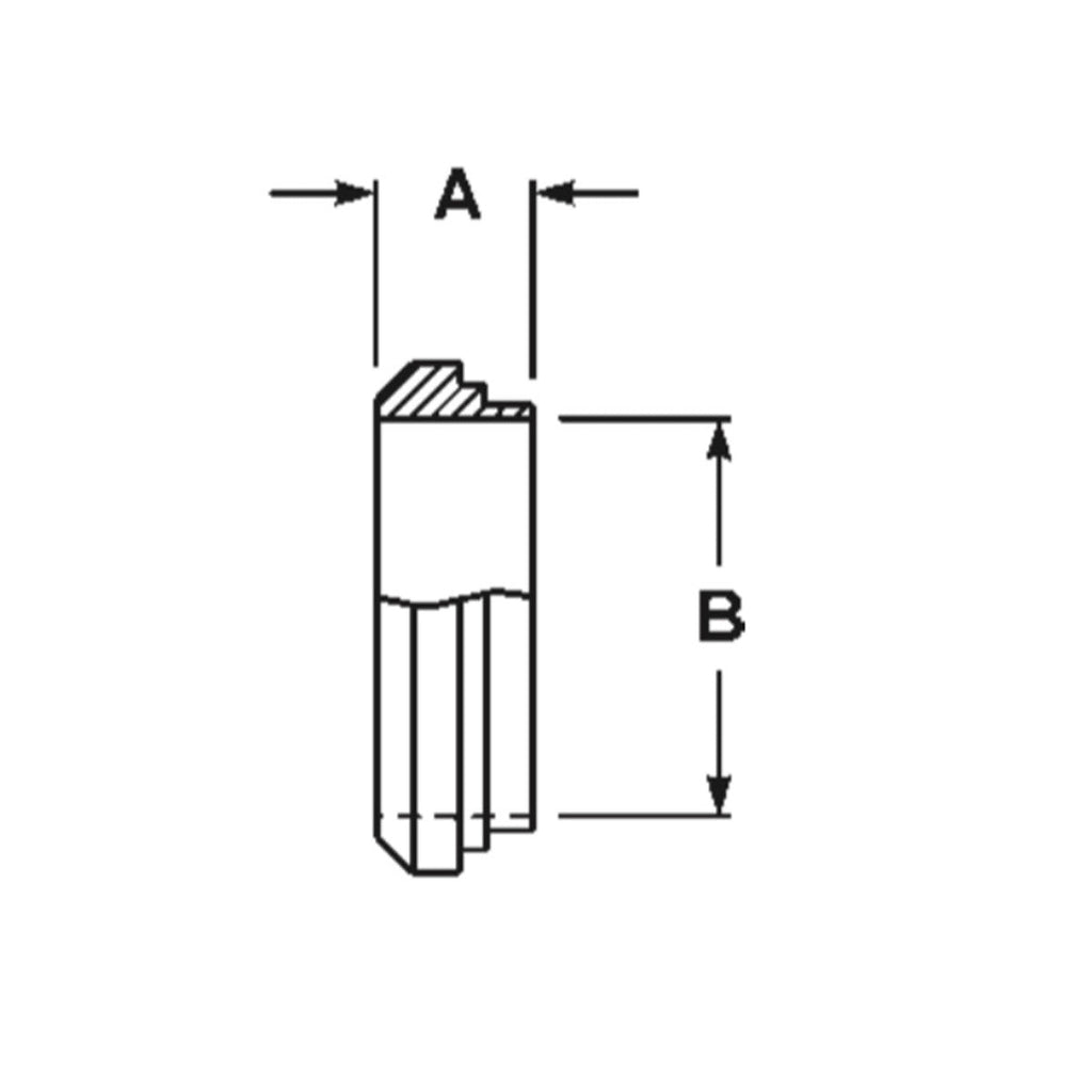 14PRF - Short Plain Bevel Ferrule